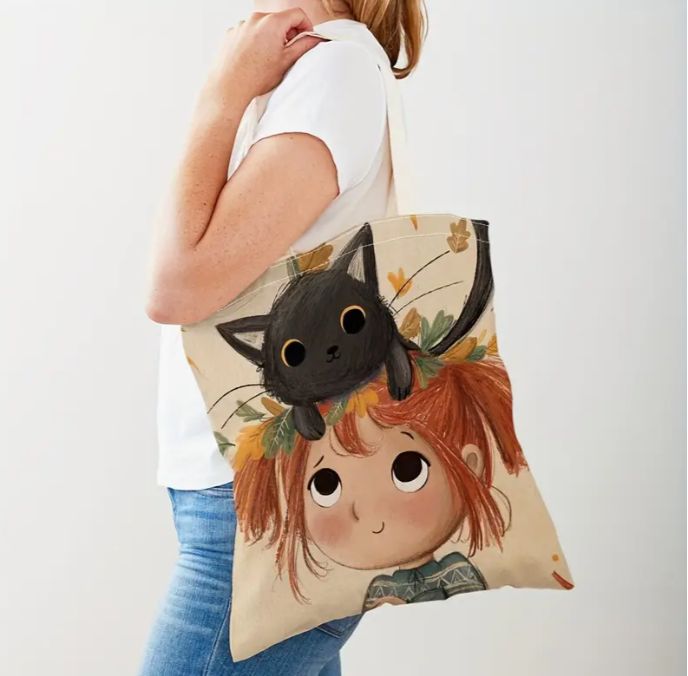 Cute Fairytale Vibes Tote – Cute, Quirky & Carry-All!