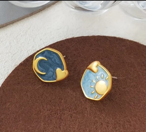 Funky Day & Night Ear Studs