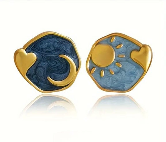 Funky Day & Night Ear Studs